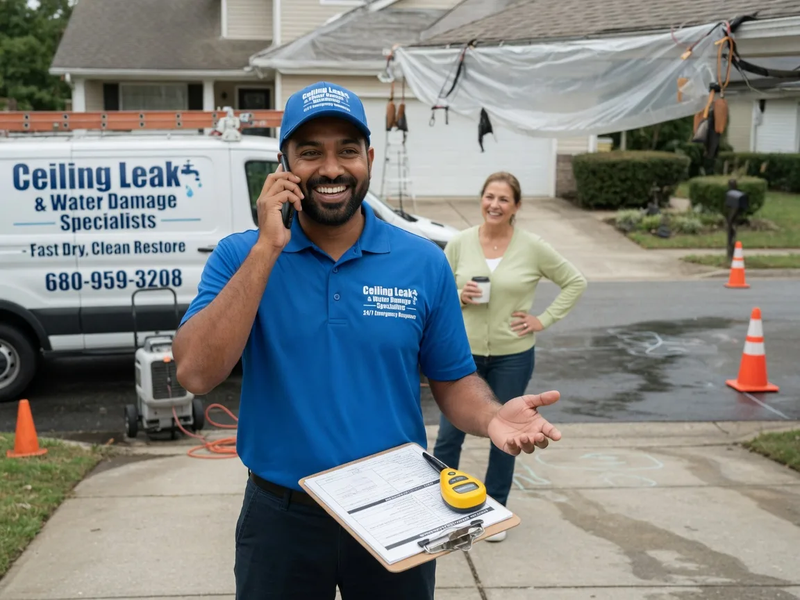 Ceiling Leak Cleanup Sharon Springs, KS FAQs